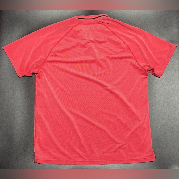 Rhône Delta Pique Polo Size L Pink Salmon - Picture 2 of 4